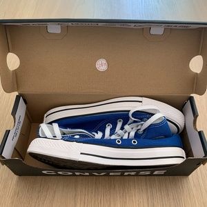 Snorkel Blue Converse High Tops